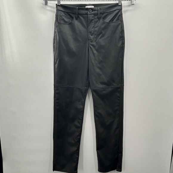 Good American Good Icon‎ Faux Leather Pants Women’s...